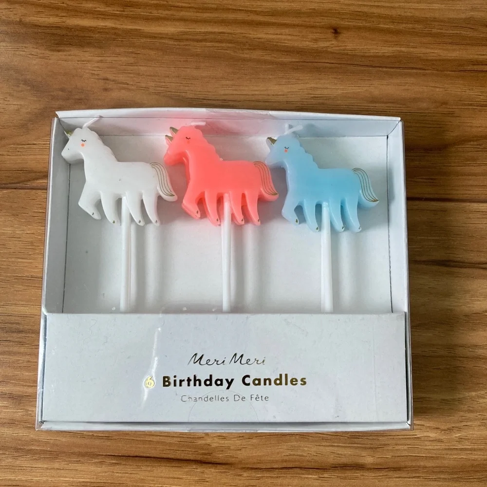 Meri Meri Unicorn Birthday Candles